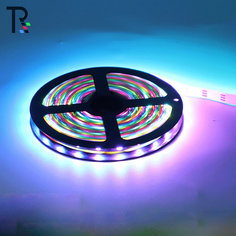 DC12V RT1809 300LEDs(Similar to WS2815) Individually Addressable Breakpoint Continue 5050 RGB Flexible LED Digital Strip Light DC12V RT1809 300LEDs(Similar to WS2815) Individually Addressable Breakpoint Continue 5050 RGB Flexible LED Digital Strip Light